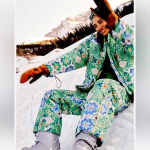 Free People Bunny Slope Printed Ski Pants